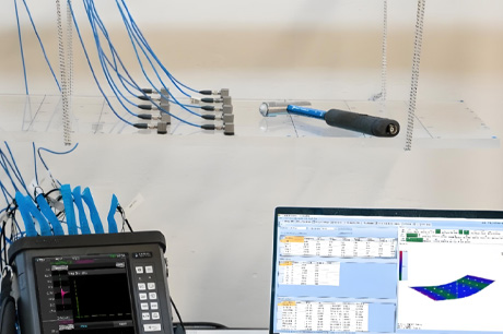 仿生机翼振动模态测试观测