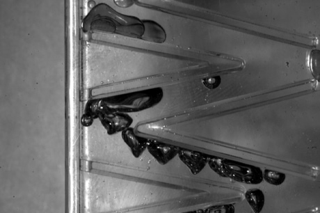 观测水油混合运动