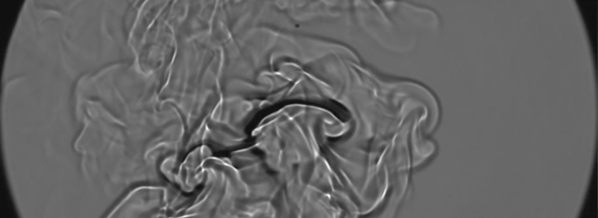 甲烷燃烧的纹影观测