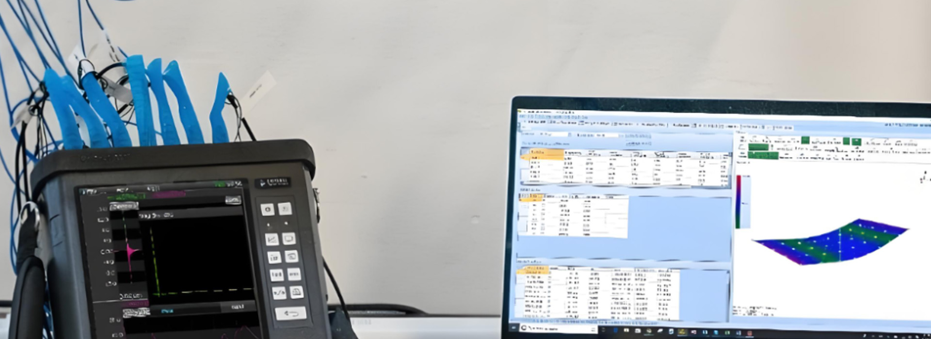 仿生机翼振动模态测试观测