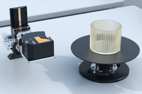 测量塑料叶片高度差
