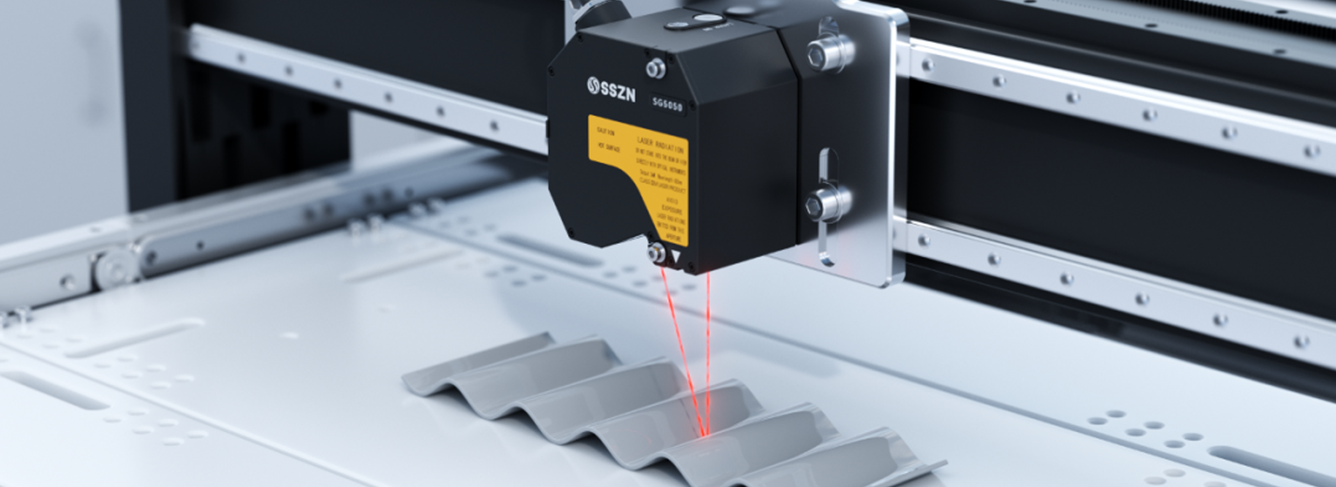 波纹水冷板全波直径与全波间距测量