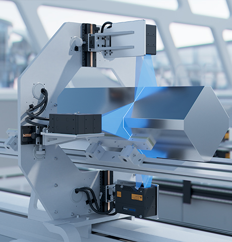 方形硅棒尺寸测量